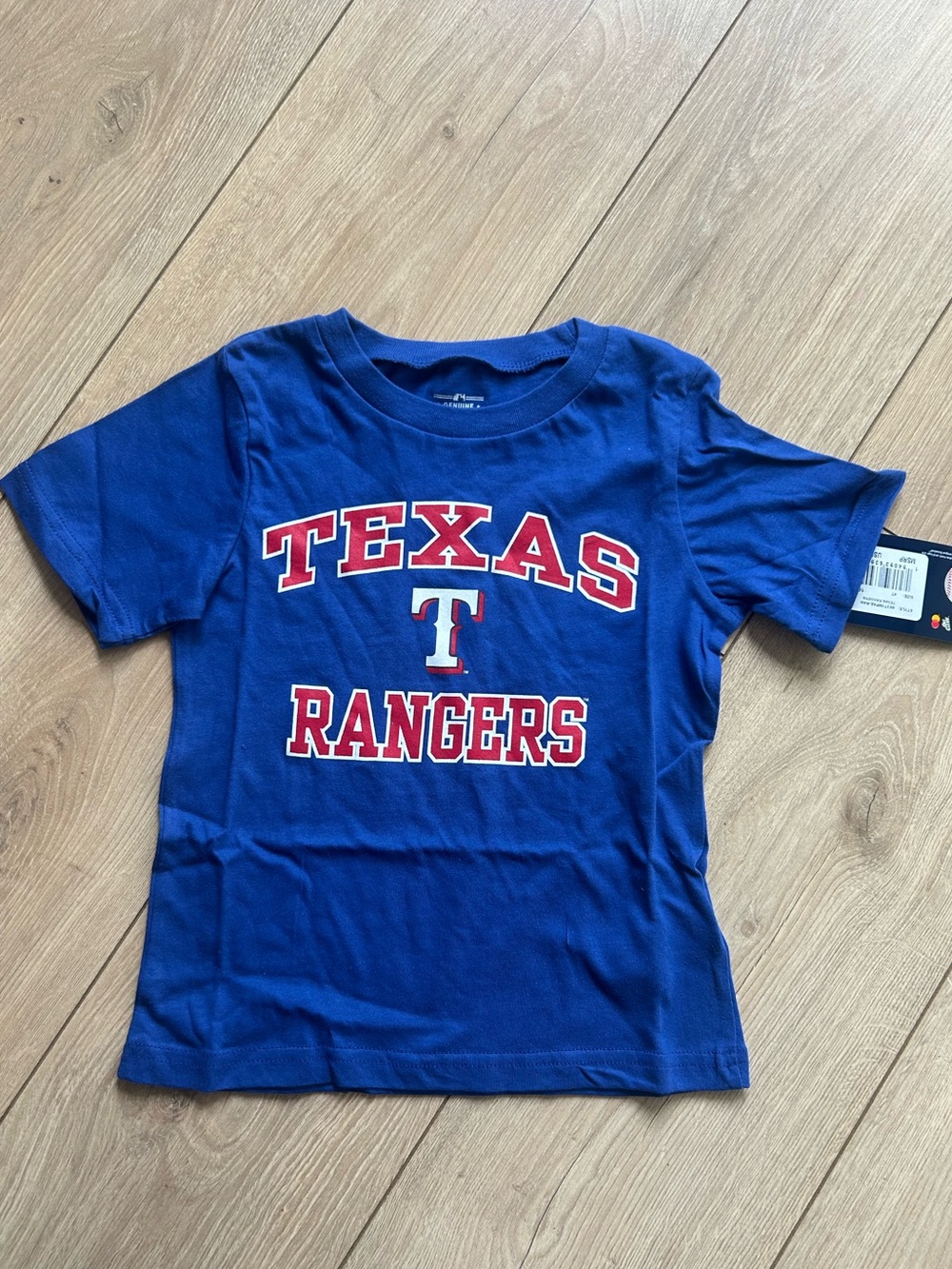 Genuine Merchandise Texas Rangers Short Sleeve Tee - Blue & Red